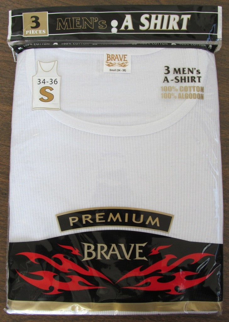 brave-men's-3pc/pk-100%-cotton-white-a-shirt-(s-xl)