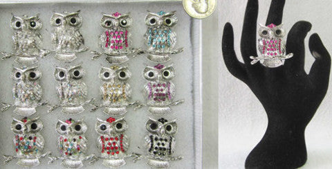rhinestone-owl-on-a-branch-ring-assorted