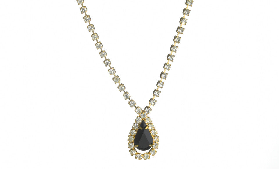 jet-teardrop-and-crystal-necklace