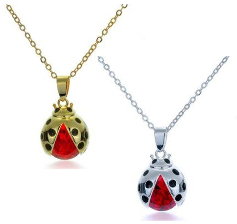 ladybug-necklace---silver-only