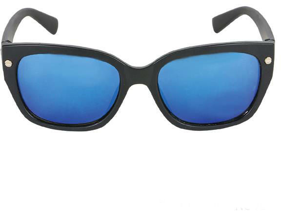 black-sunglasses-with-blue-mirror-lens