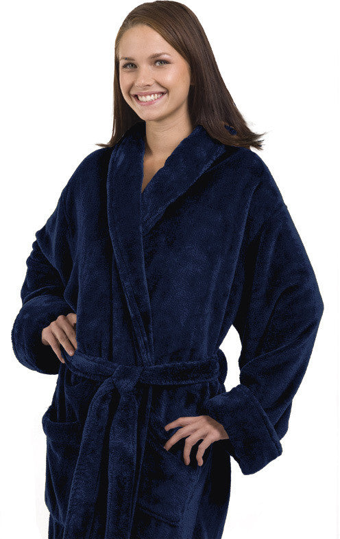 unisex-tahoe-fleece-bathrobe---navy-blue