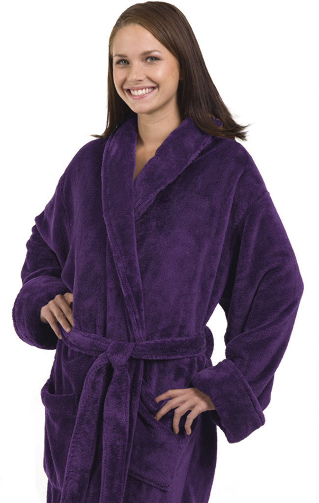 unisex-tahoe-fleece-bathrobe---purple