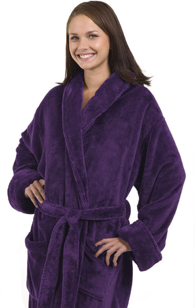 unisex-tahoe-fleece-bathrobe---purple