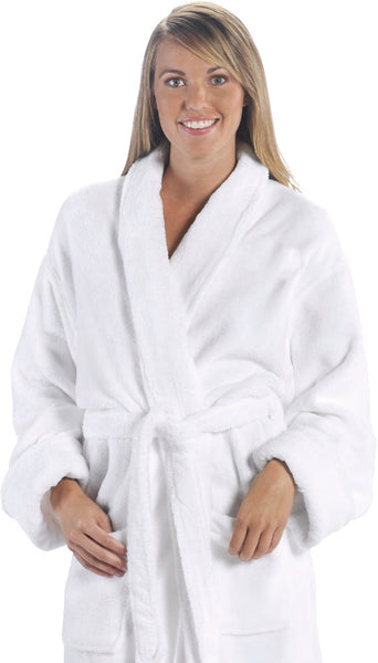 unisex-tahoe-fleece-bathrobe---white