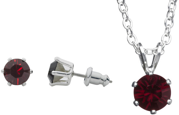 ruby-necklace-&-earring-set