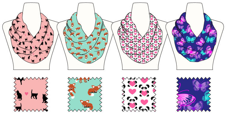 girls-conversational-print-infinti-lite-weight-scarf