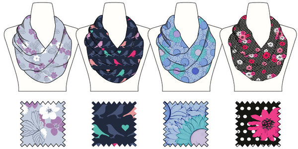 girls-playful--print-infinti-lite-weight-scarf