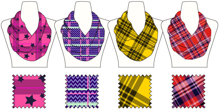girls-plaid-print-infinti-lite-weight-scarf
