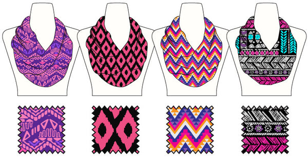 girls-tribal-print-infinti-lite-weight-scarf