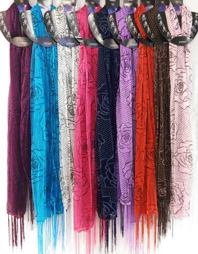 light-weight-scarves-with-dots-and-roses