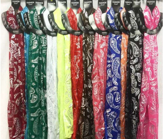 light-weight-solid-color-scarves-w/silver-paisley