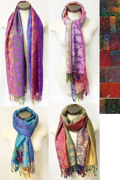 wholesale-multi-colors-paisley-floral-pashmina