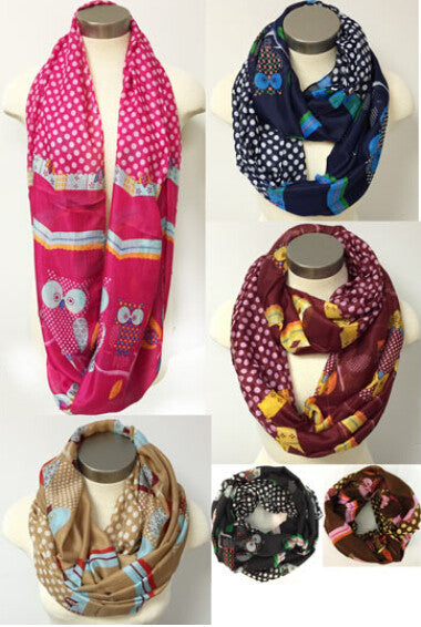 women's-infinity-circle-scarves-with-owl-print