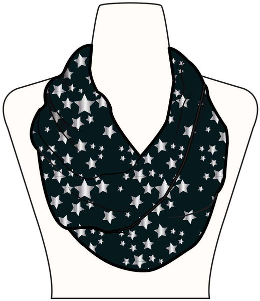 light-weight-foil-print-stars-scarf