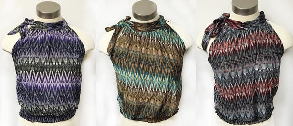 muticolor-chevron-blouse-top-with-side-ties