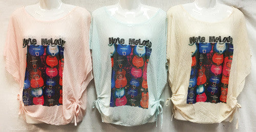 rhinestone-note-and-melody-design-shirts