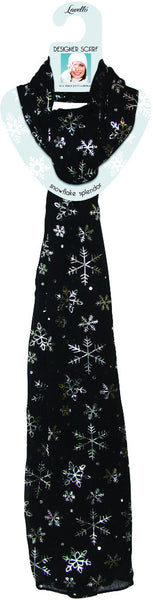 black-w/-silver-snowflakes