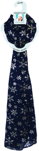 navy-blue-w/silver-snowflake-scarf