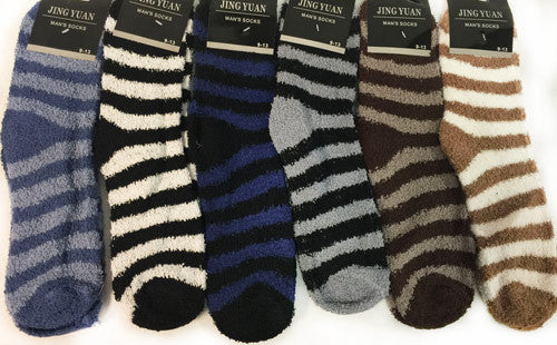 fuzzy-socks-w/stripes