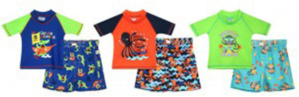 infant-boy's-fashion-rash-guard-&-swim-trunk-sets---sizes-12m-24m