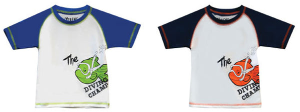 toddler-boy's-fashion-rash-guards-w/-fish-motif---sizes-2t-4t