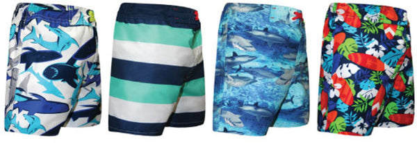 little-boy's-micro-fiber-fish-prints-swim-trunks---sizes-4-7