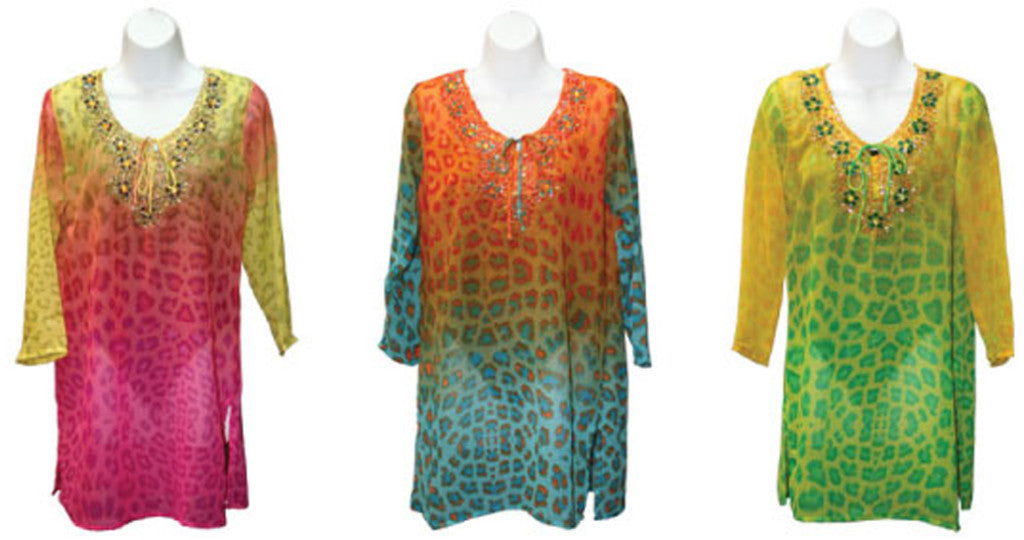 women's-fashion-tunic-style-cover-ups---leopard-prints---sizes-s-xl