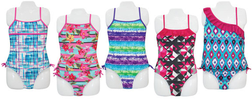 girl's-fashion-one-piece,-two-piece-&-tankini-swimsuits---sizes-7-16