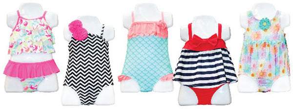 infant-girl's-high-fashion-one-piece-&-tankini-swimsuits---sizes-12m-24m