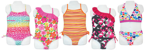 little-girl's-fashion-one-piece,-two-piece-&-tankini-swimsuits---sizes-4-6x