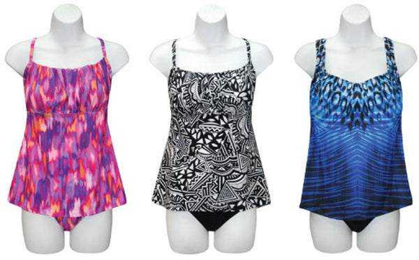 women's-missy-fashion-tankini-swimsuits-w/-brief-bottoms---sizes-s-xl