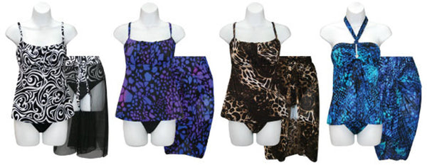 women's-missy-fashion-tankini-swimsuits-w/-matching-sarongs---sizes-s-xl