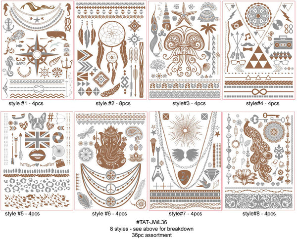 metallic-jewelry-body-tat