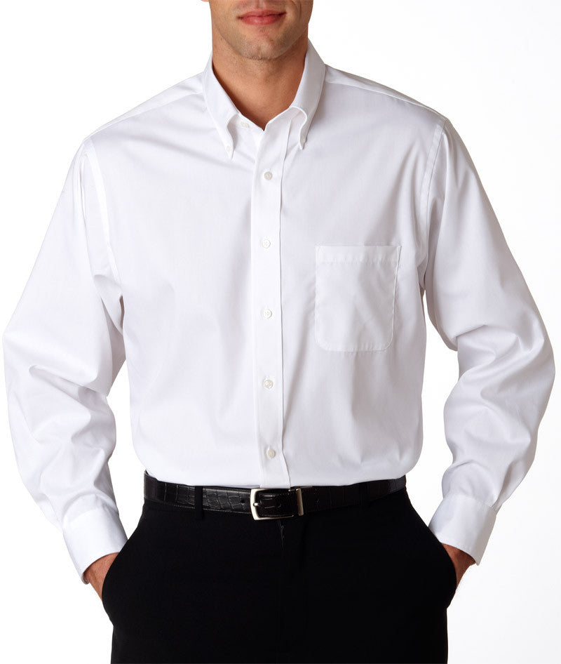 van-heusen-men's-long-sleeve-blended-pinpoint-oxford----white-(l)