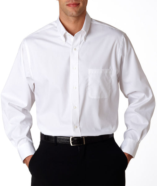 van-heusen-men's-long-sleeve-blended-pinpoint-oxford----white-(s)