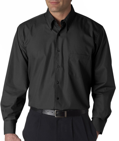 van-heusen-men's-long-sleeve-stretch-pinpoint-oxford----blue-bay-(3xl)