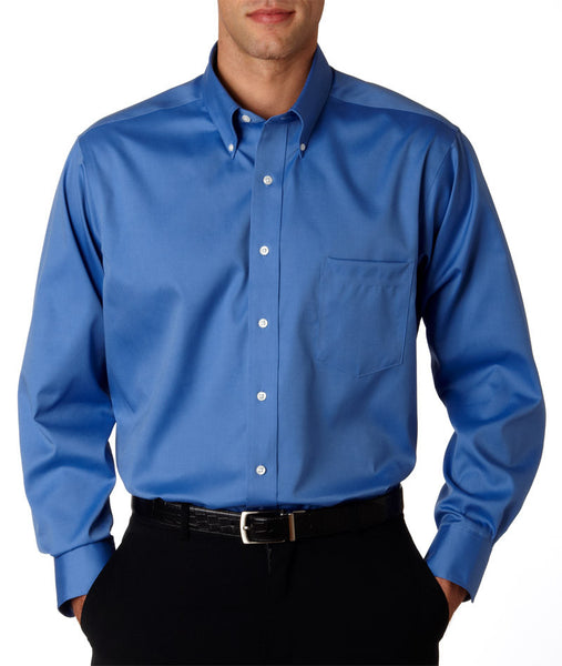 van-heusen-men's-long-sleeve-non-iron-pinpoint-oxford----french-blue-(xl)