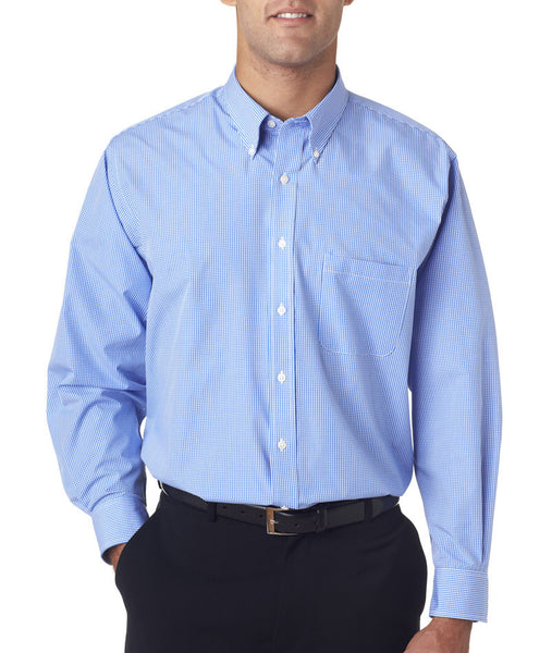 van-heusen-men's-long-sleeve-yard-dyed-gingham-check----perwinkle-(2xl)