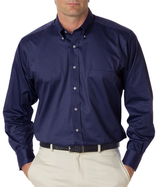 van-heusen-men's-long-sleeve-dress-twill----navy-(s)