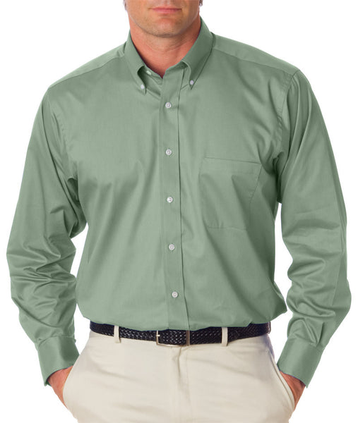 van-heusen-men's-long-sleeve-dress-twill----sage-(2xl)