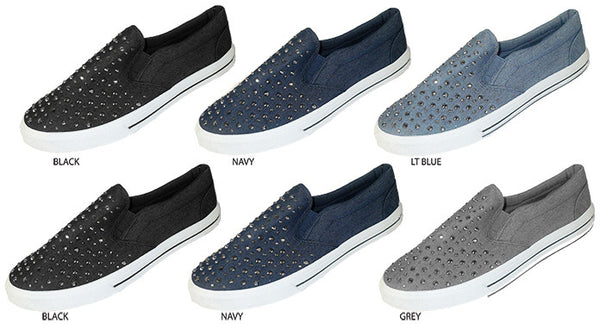 ladies-denim-slip-on-sneakers-with-heat-seals