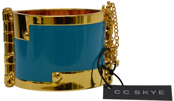 cc-skye---enamel-hinge-cuff-in-turquoise-(1-pc)