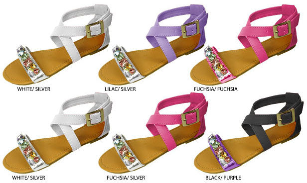 girls-criss-cross-sandals-with-metallic-strap