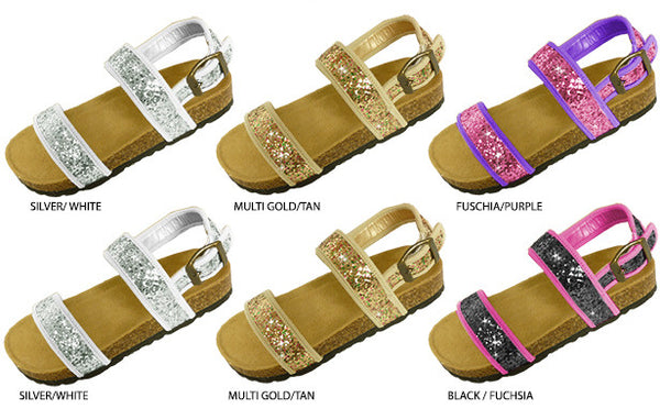 girls-chunky-glitter-footbed-sandals-with-contrasting-canvas-trimming