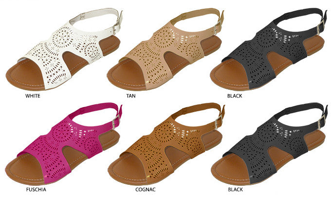 ladies-lazer-cut-sandals