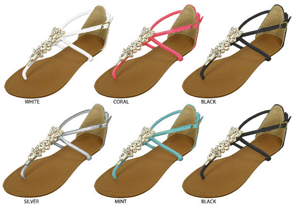 ladies-corded-strap-sandal-with-rhinestone-design-on-the-t-strap