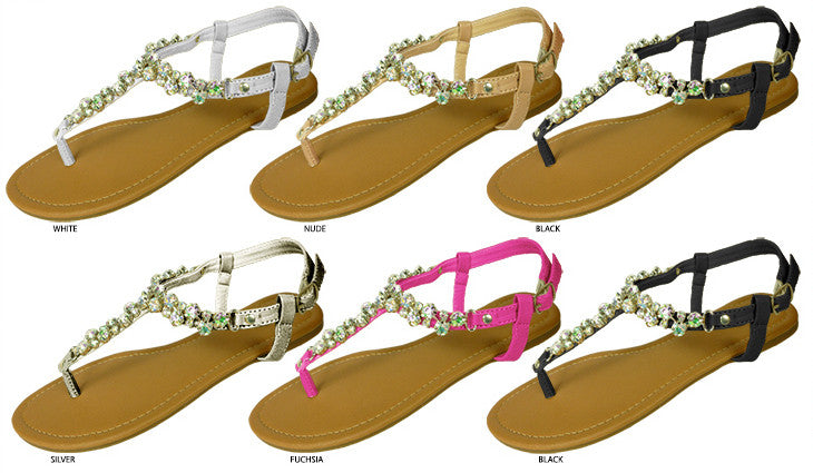 ladies-t-strap-sandals-with-iridescent-rhinestones