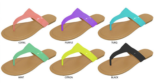 ladies-patent-slide-sandals