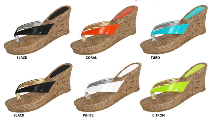 ladies-patent-wedge-thong-sandal